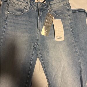 Hidden mid rise jeans